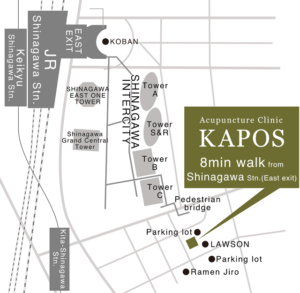 map-kapos（acupuncture clinic in Tokyo)